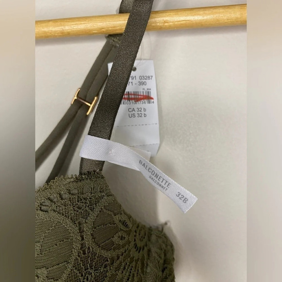 🏷️ NWT Aerie Balconette Lace Bra // 32 B - Picture 3 of 8